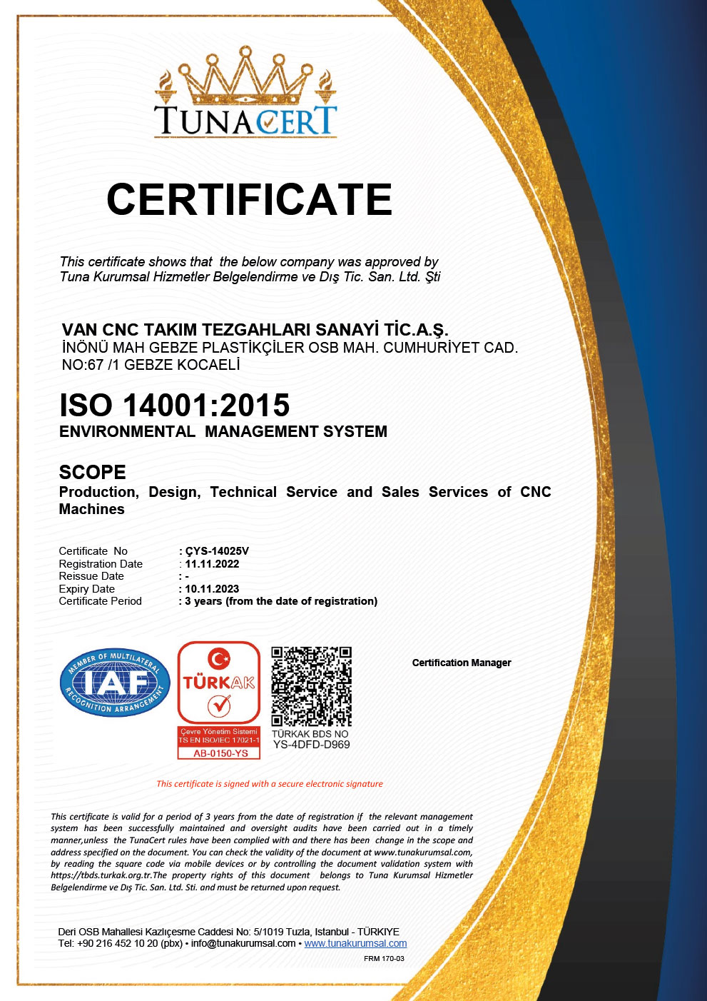 ISO 14001-2015 Environmental Management System